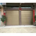 Puerta de garaje automático y manual de aluminio de aluminio